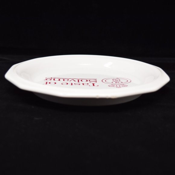 Pfaltzgraff USA Taste of Solvang Souvenir Plate Tasting Dish Vintage 90s Travel - Picture 6 of 13